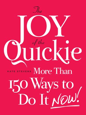 cover image of The Joy of the Quickie